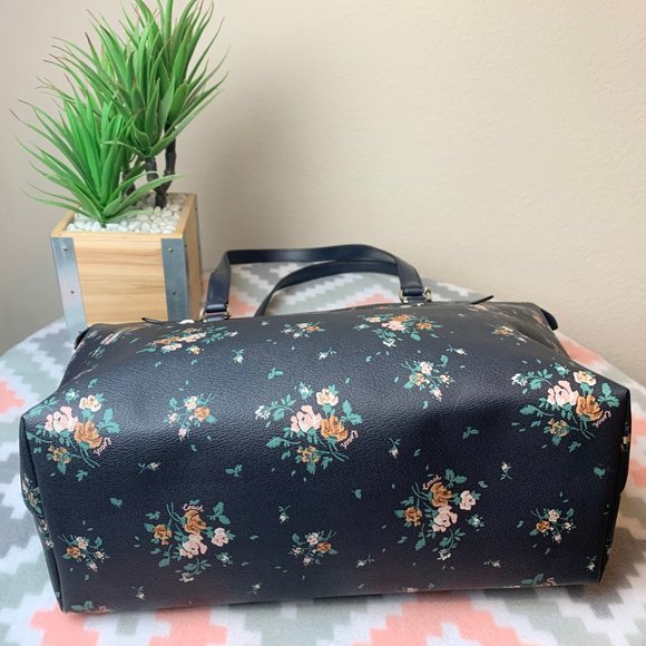 Coach Rose Bouquet Gallery Tote - Picture 3 of 5